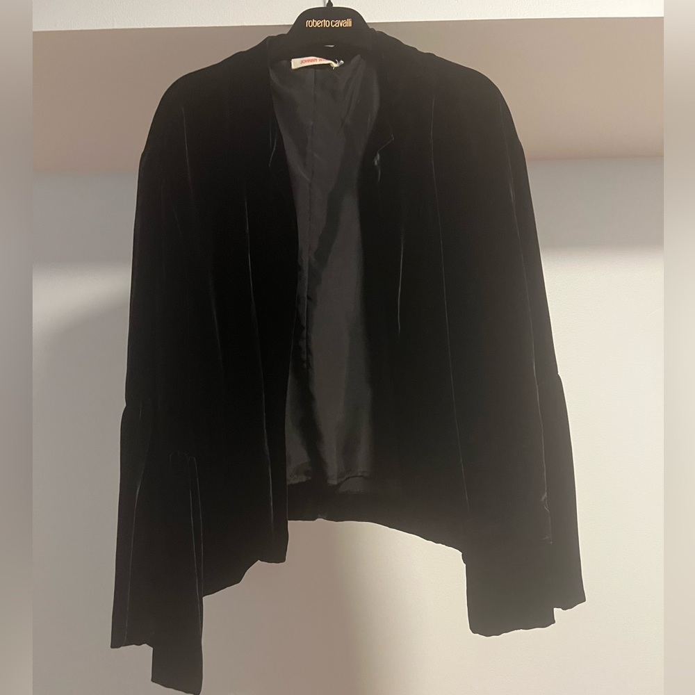 Johnny Was Katya Velvet Blazer
